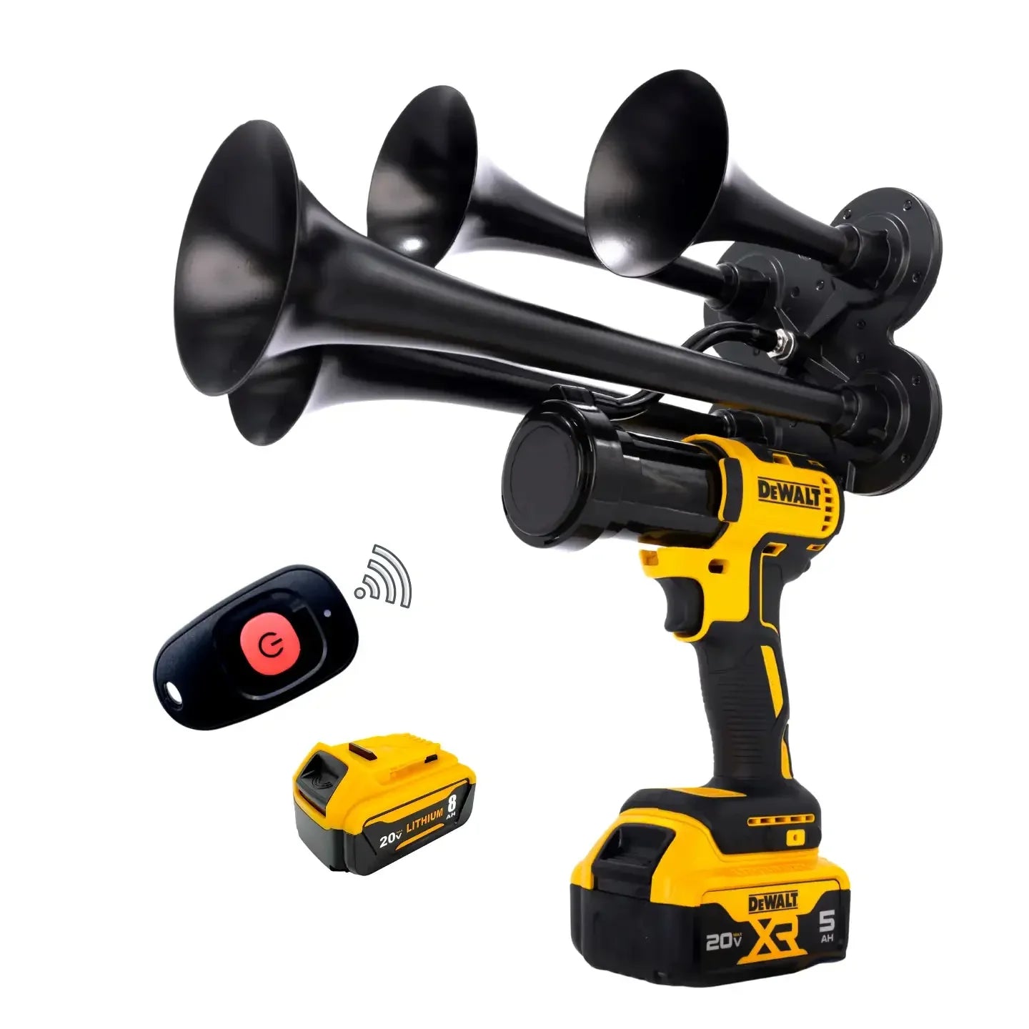 Train Horn for DeWalt Batteries – Quad